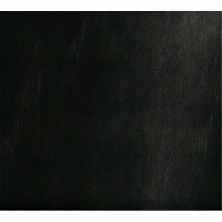 DESIGNER FABRICS 54 in. Wide Black, Upholstery Grade Recycled Leather DE86804